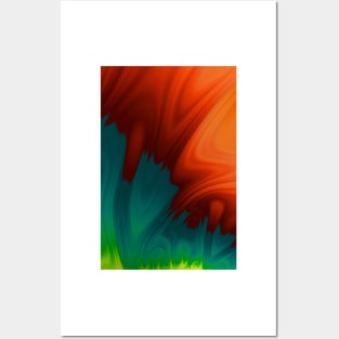 Painterly Fractal Posters and Art